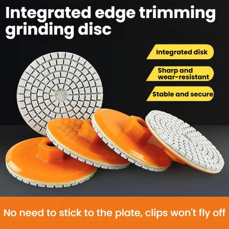 3 inch 8cm One-piece Diamond Dry Grinding Disc Tile Edge Grinding Disc, Mesh: 500