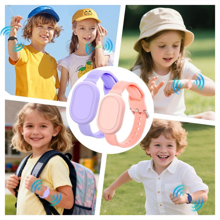 For Xiaomi Tag Kids Wristband Waterproof Silicone Protective Case Anti-Lost Watch Band Holder