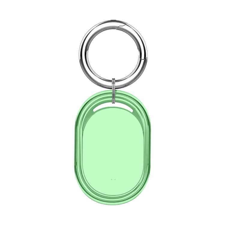 For Xiaomi Tag Clear TPU Full-Body Cover Protective Case with Metal Spring Buckle Keychain Waterproof & Anti-Scratch Tracker Holder