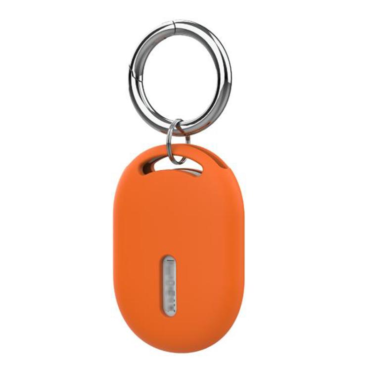 For Xiaomi Tag Tracker Silicone Case Protective Cover with Anti-Lost Keychain Anti-Scratch Skin-Friendly Finder Holder