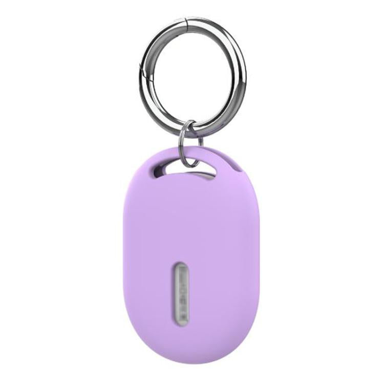 For Xiaomi Tag Tracker Silicone Case Protective Cover with Anti-Lost Keychain Anti-Scratch Skin-Friendly Finder Holder