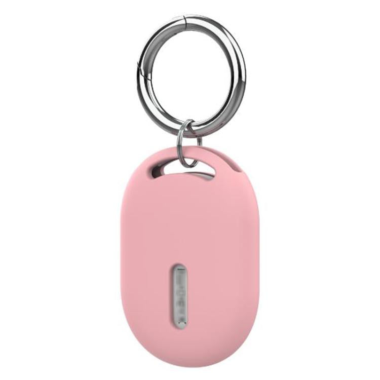 For Xiaomi Tag Tracker Silicone Case Protective Cover with Anti-Lost Keychain Anti-Scratch Skin-Friendly Finder Holder