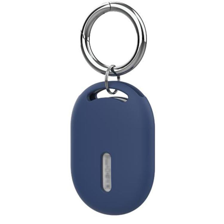 For Xiaomi Tag Tracker Silicone Case Protective Cover with Anti-Lost Keychain Anti-Scratch Skin-Friendly Finder Holder