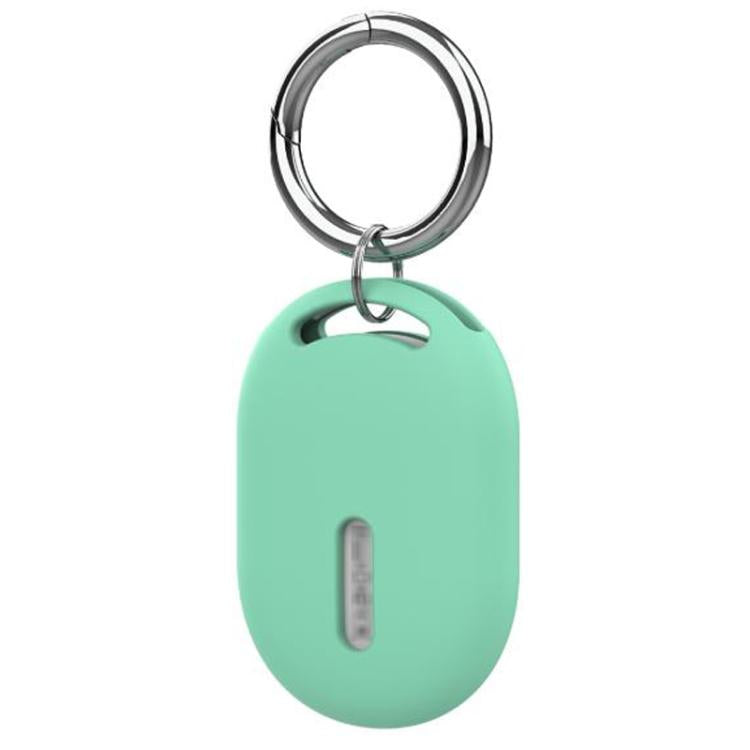 For Xiaomi Tag Tracker Silicone Case Protective Cover with Anti-Lost Keychain Anti-Scratch Skin-Friendly Finder Holder