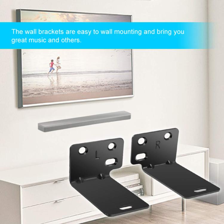 JJ-1005-B-0 For BOSE Soundtouch 300 / Soundbar 700 / 500 Wall-Mounted Center Speaker Bracket
