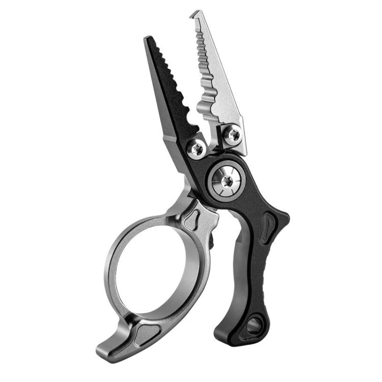 Mini Lure Pliers Micro Open-Ring Pliers Portable Fishing Line Cutters, Color: Black Gray
