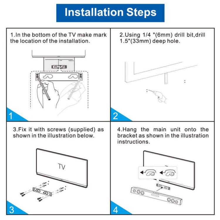 JJ-3015-B-0 For LG LAS260B / LAS454B / NB3530A Speaker Bracket