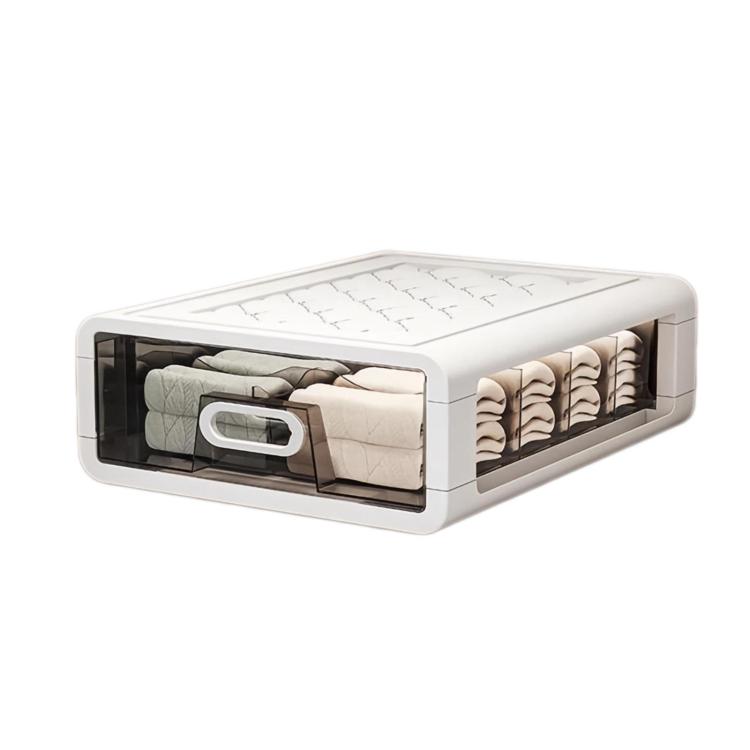 Large-Capacity Drawer-Style Underwear Sock Organizer Storage Box, Specification: 10 Grid Spaces