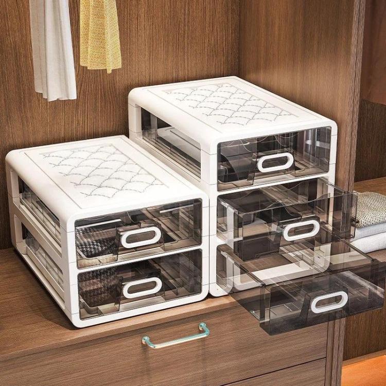 Large-Capacity Drawer-Style Underwear Sock Organizer Storage Box, Specification: 10 Grid Spaces