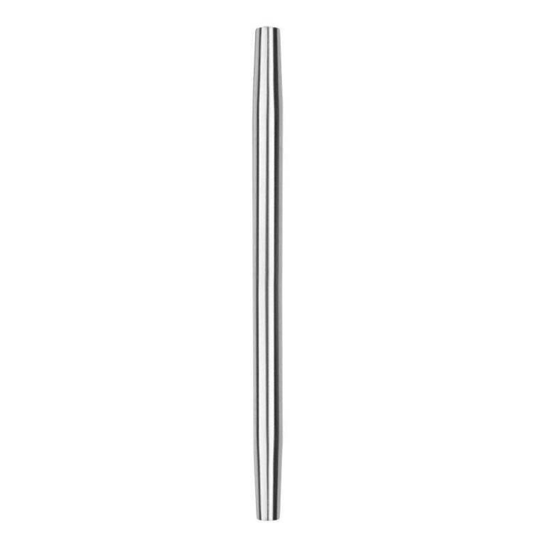 LsCook 32cm 304 Stainless Steel Sanding Rolling Pin Kitchen Baking Tool - Silver
