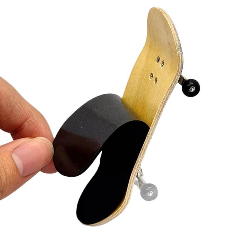 Finger Skateboard Anti-Slip Grip Tape, Spec: 3.8 x 11cm Black