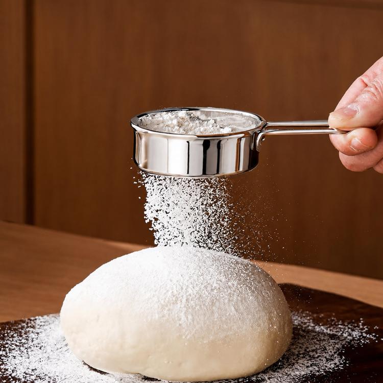 LsCook 304 Stainless Steel 40 Mesh Handheld Mini Flour Sifter - Bagged