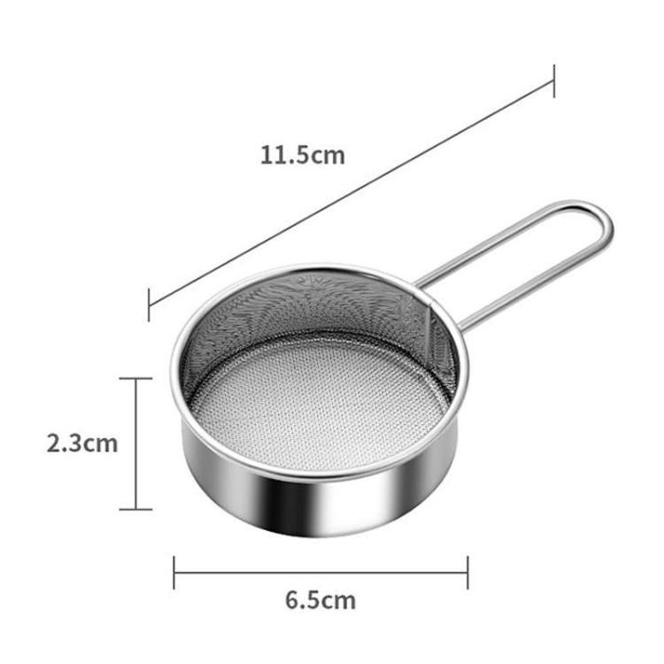 LsCook 304 Stainless Steel 40 Mesh Handheld Mini Flour Sifter - Bagged