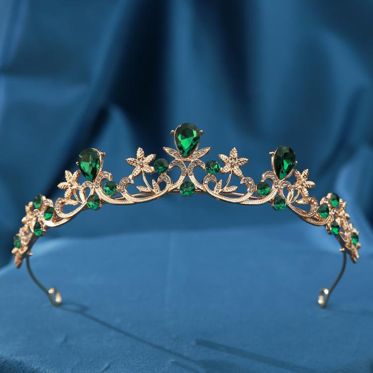 Baroque Crystal Tiara for Women Vintage Rhinestone Queen Crown Princess Headpiece for Wedding, Prom, Birthday Party, Pageant, Bridal Hair Accessories