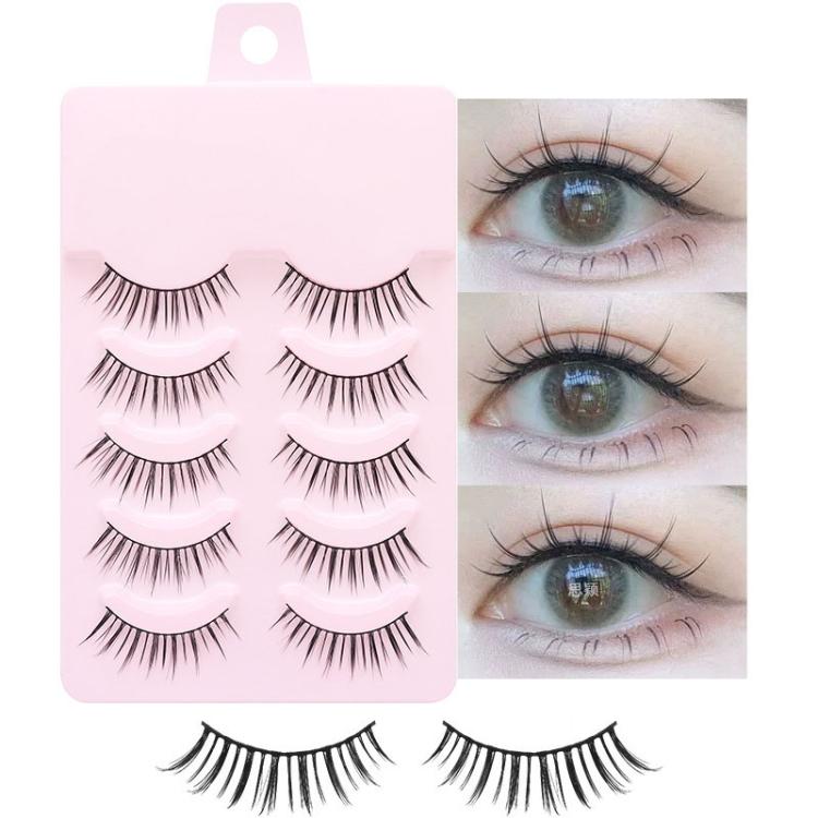 5pair /Set Natural Everyday Makeup One-Piece Eyelashes, Spec: QF26