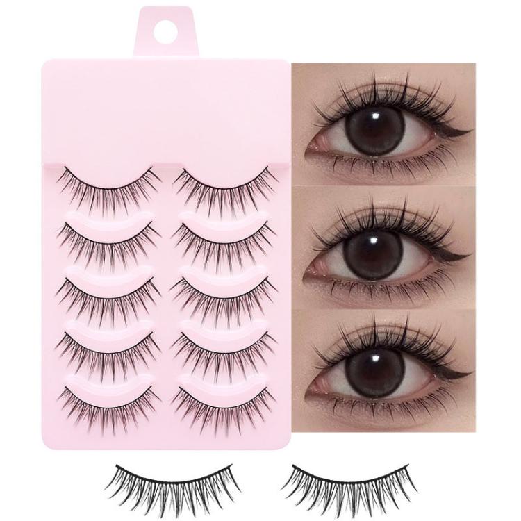 5pair /Set Natural Everyday Makeup One-Piece Eyelashes, Spec: Z301