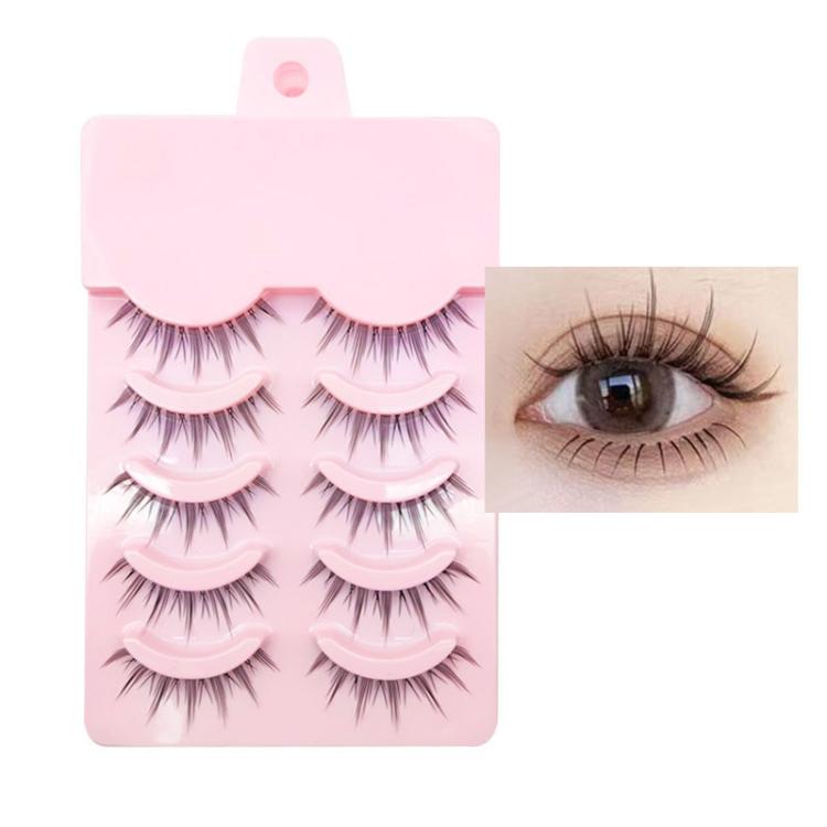 5pair /Set Natural Everyday Makeup One-Piece Eyelashes, Spec: LK01