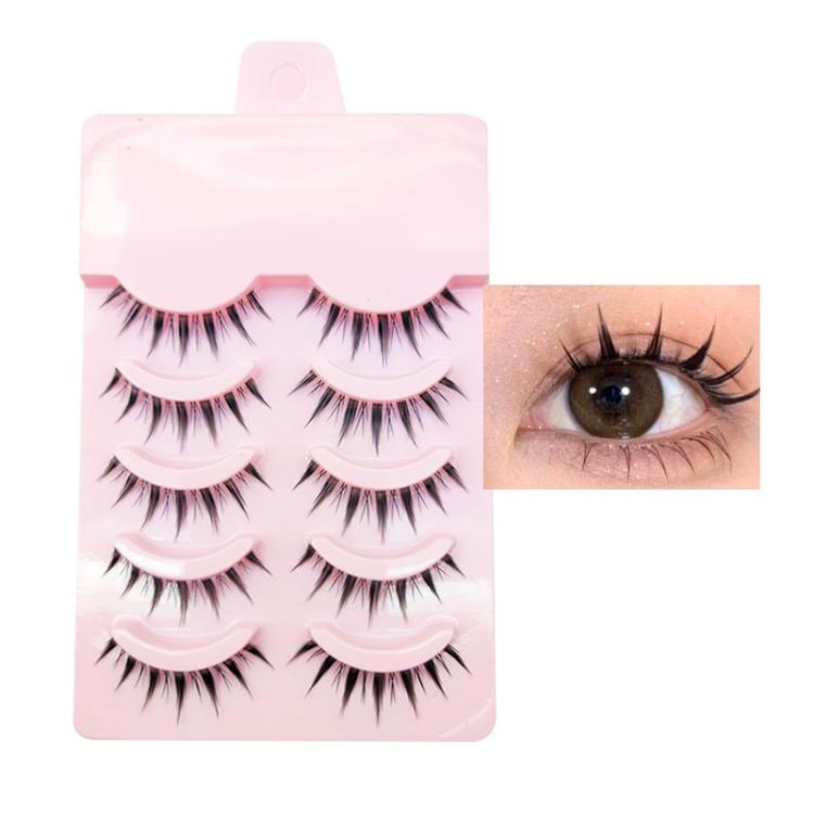 5pair /Set Natural Everyday Makeup One-Piece Eyelashes, Spec: LK02