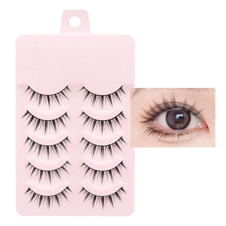 5pair /Set Natural Everyday Makeup One-Piece Eyelashes, Spec: NDEM