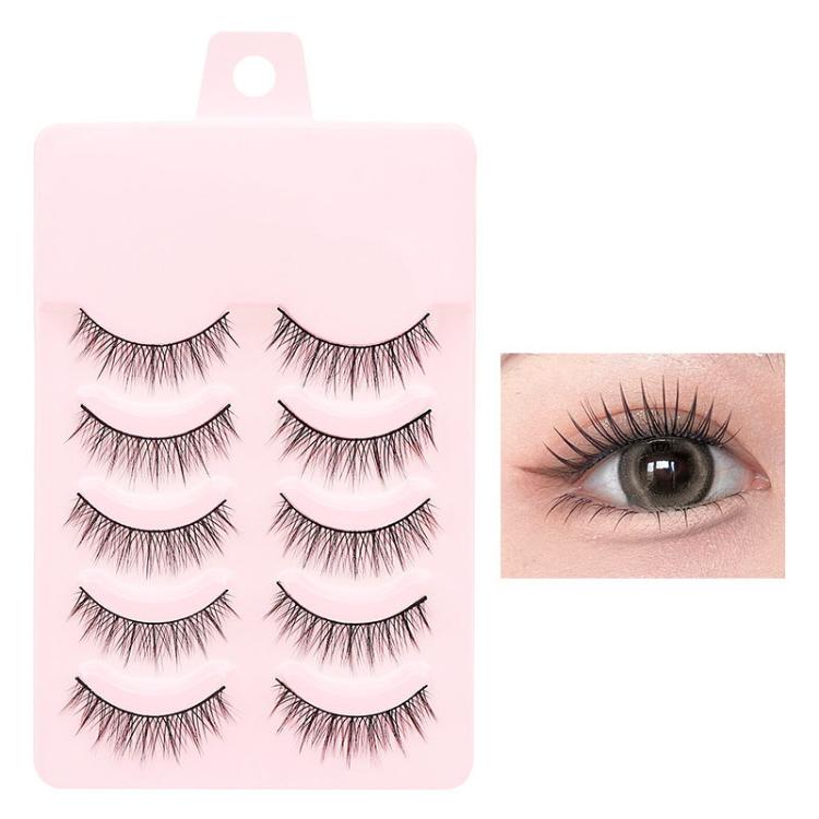 5pair /Set Natural Everyday Makeup One-Piece Eyelashes, Spec: B94
