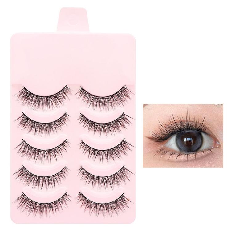 5pair /Set Natural Everyday Makeup One-Piece Eyelashes, Spec: Z15C
