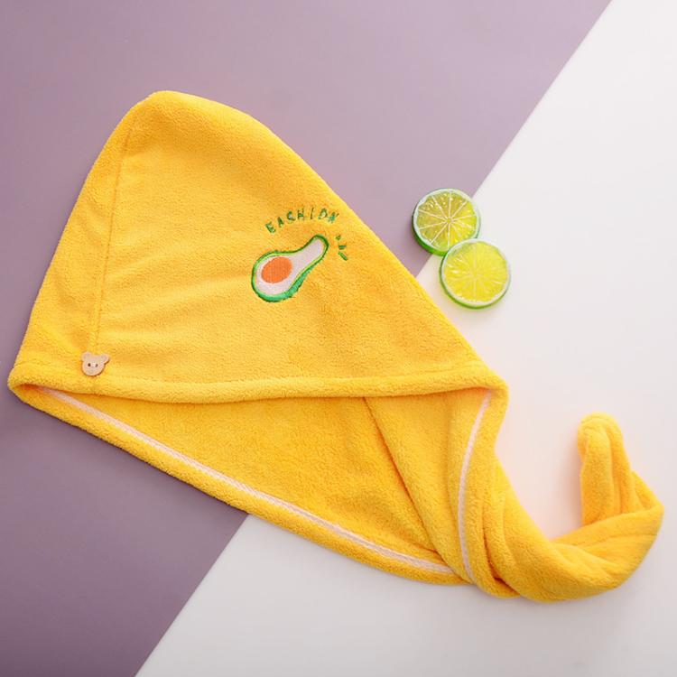 Microfiber Hair Towel Wrap For Women Super Absorbent Quick Dry Hair Drying Cap With Cute Embroidery Soft Coral Fleece Hair Turban