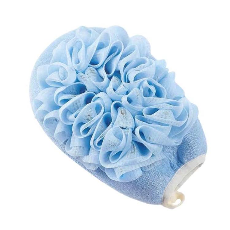 2 In 1 Bath Towel Gloves With Bath Sponge