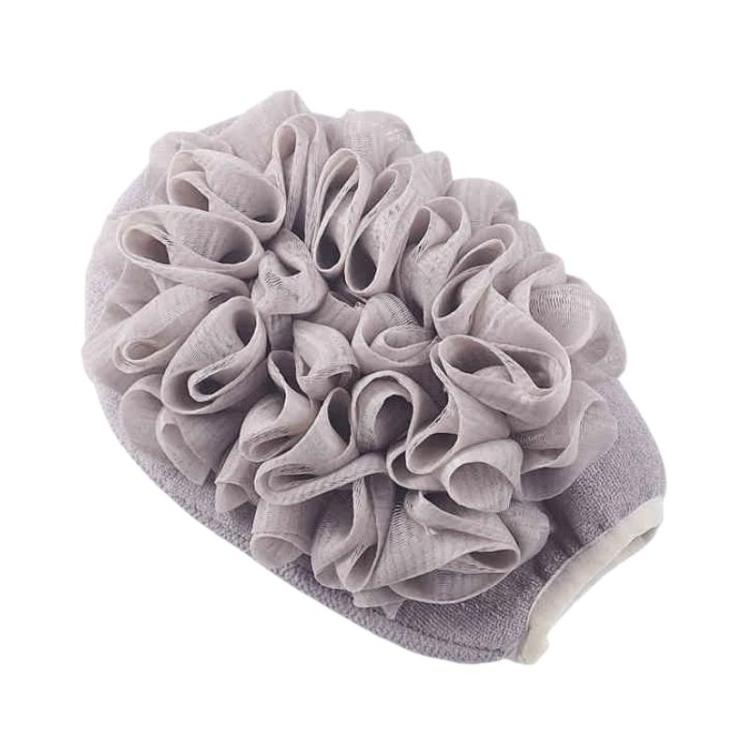 2 In 1 Bath Towel Gloves With Bath Sponge