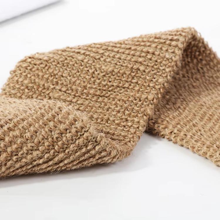 Heavy-Duty Bath Scrubber Double Sided Thickened Back Scrubber, Spec: Jute Back Comb