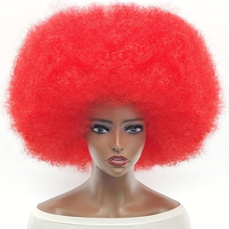 Jumbo Afro Wig Oversized 22 inch Clown Wig for Adults Men Women Extra Large 70s Disco Costume Wig