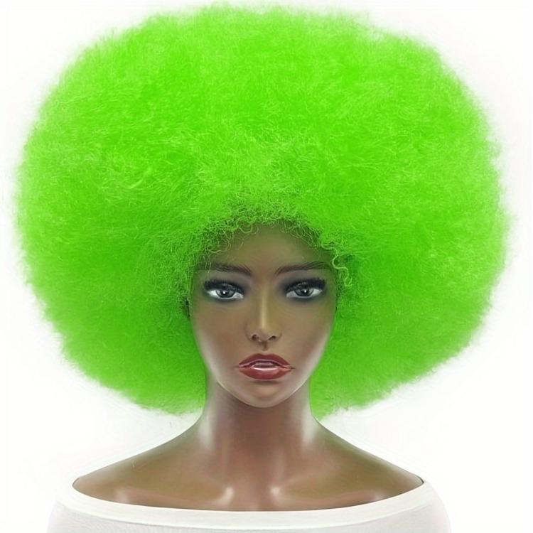 Jumbo Afro Wig Oversized 22 inch Clown Wig for Adults Men Women Extra Large 70s Disco Costume Wig