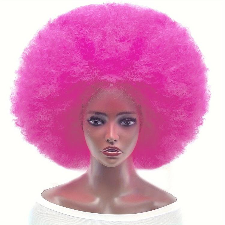 Jumbo Afro Wig Oversized 22 inch Clown Wig for Adults Men Women Extra Large 70s Disco Costume Wig