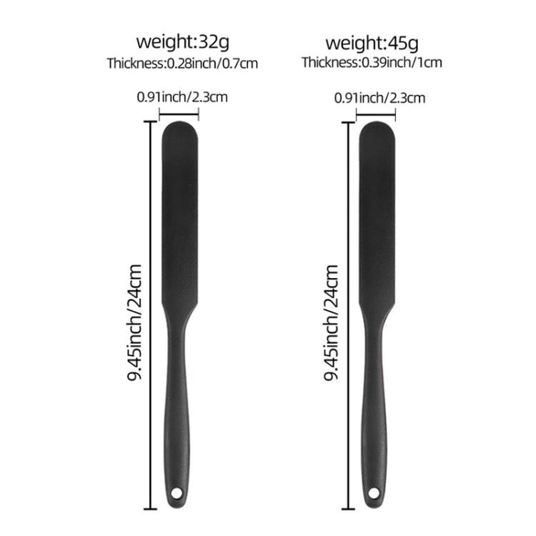 LsCook Multifunctional Silicone Spatula Food-Grade Baking Spatula, Spec: Standard 32g Pink+Purple+Yellow+Green