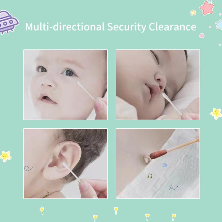 Baby Sailing 200 Count Baby Cotton Swabs with Ultra-Fine 3mm Tips Dual-Ended Multi-Purpose Paper Stick Swabs, Style: Scoop & Spiral Tips