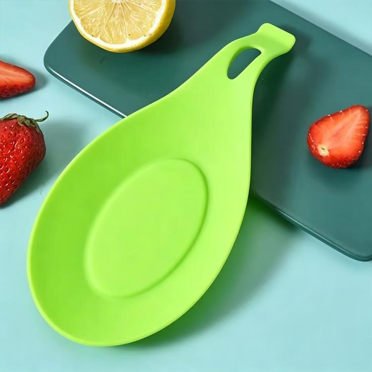 LsCook Food-Grade PP Kitchen Mat Oil-Resistant Heat-Resistant Spatula Mat - Green