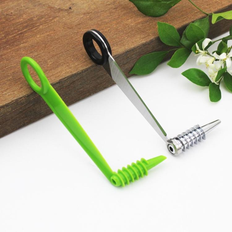 LsCook 2-Piece Set Spiral Cucumber Slicer - Plastic+Stainless Steel Boxed