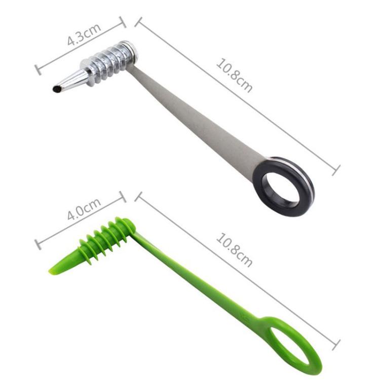 LsCook 2-Piece Set Spiral Cucumber Slicer - Plastic+Stainless Steel Boxed