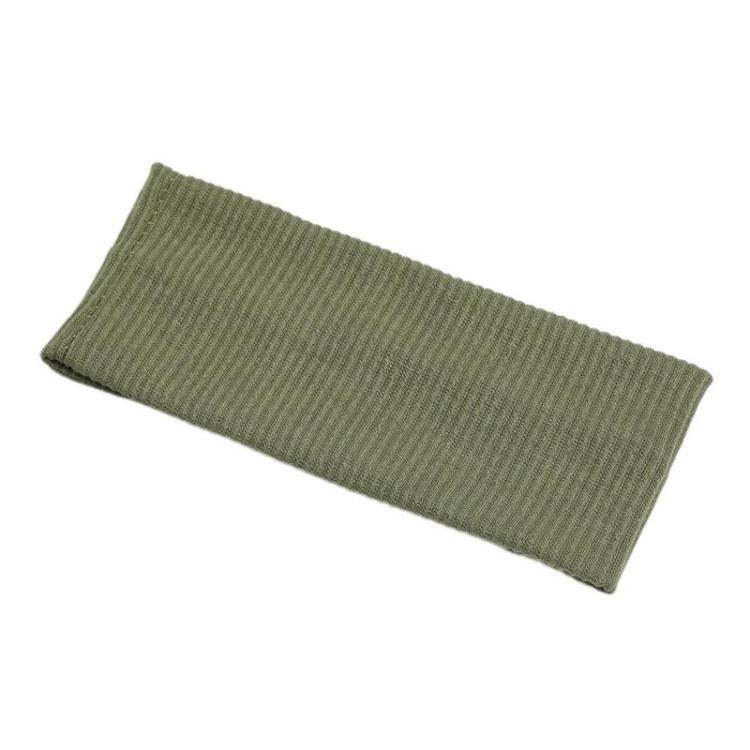 18.5 x 8cm Knitted Striped Sports Headband Wide Edge Face Washing Hair Band