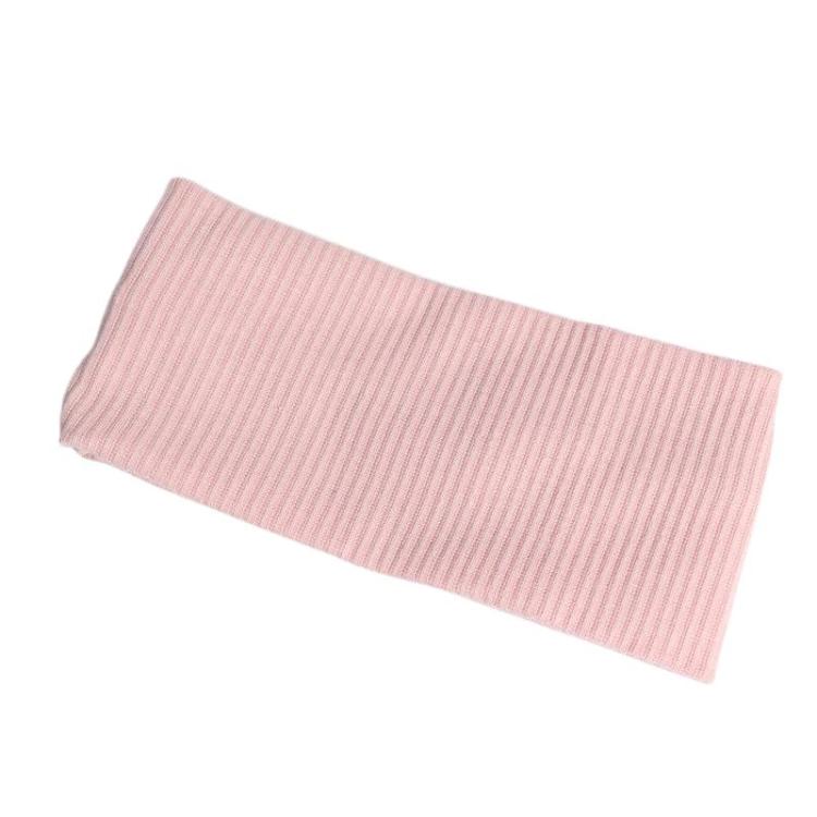 18.5 x 8cm Knitted Striped Sports Headband Wide Edge Face Washing Hair Band
