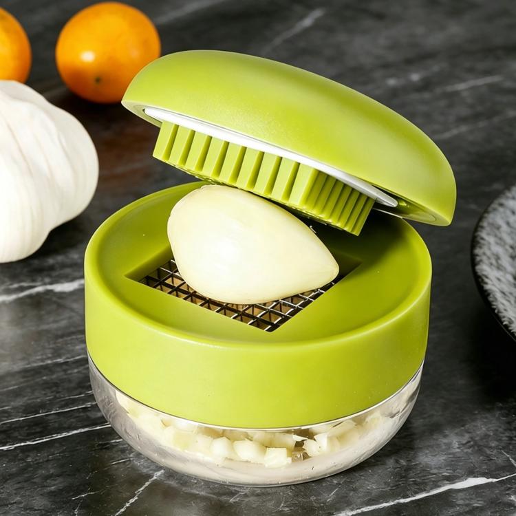 LsCook Manual Garlic Press Multifunctional Kitchen Garlic Crusher - Colored Box Packaging