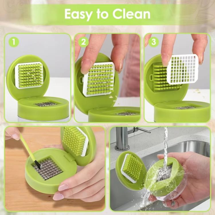 LsCook Manual Garlic Press Multifunctional Kitchen Garlic Crusher - Colored Box Packaging