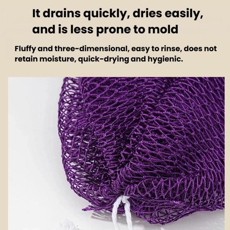 Drawstring Long Nylon Bath Towel High Elastic Exfoliating Sauna Towel