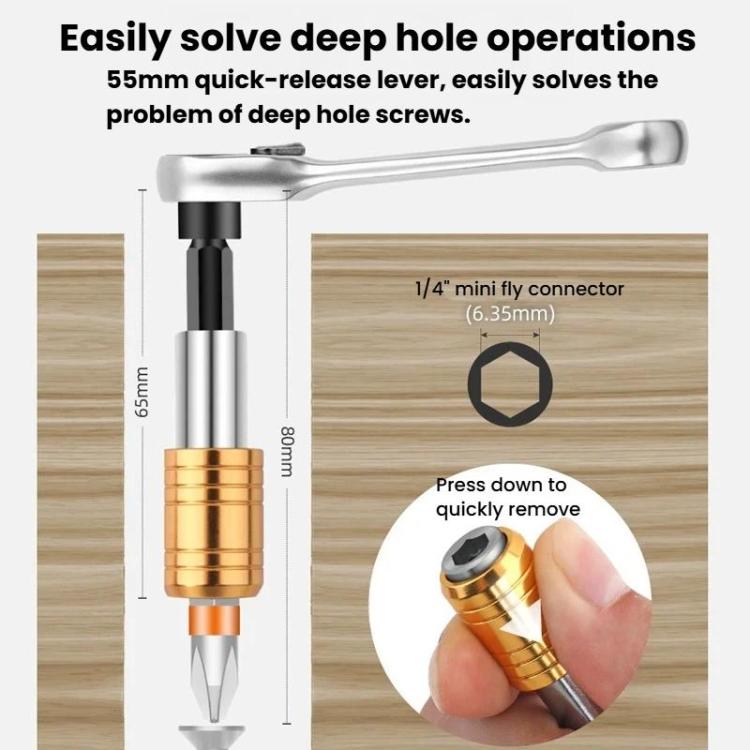Hi-Spec 24pcs / set Multifunctional Ratchet Screwdriver Set, Slotted Phillips Torx Triangle Screwdriver Kit