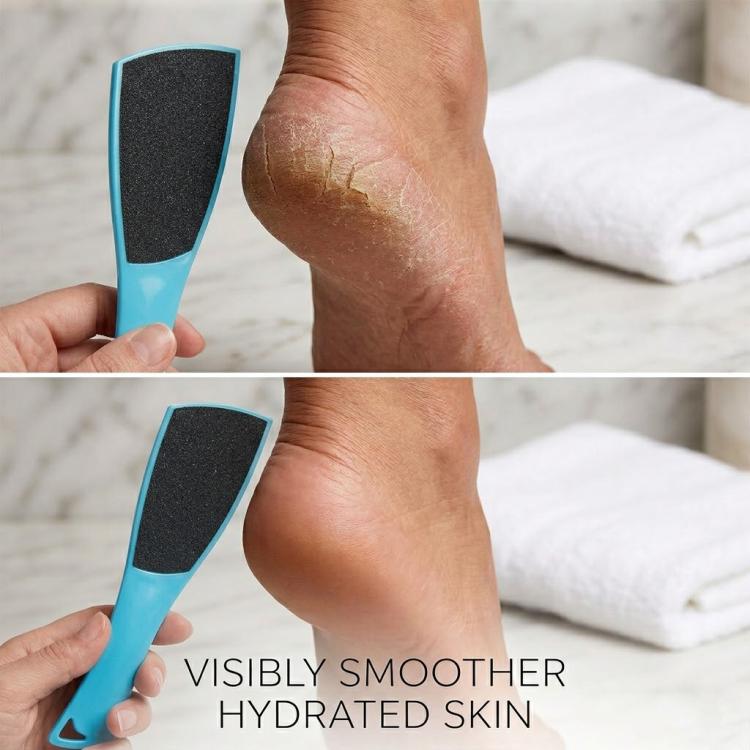 Spatula-Shaped Foot File For Removing Dead Skin and Calluses Double-Sided Sandpaper Foot Scrubber
