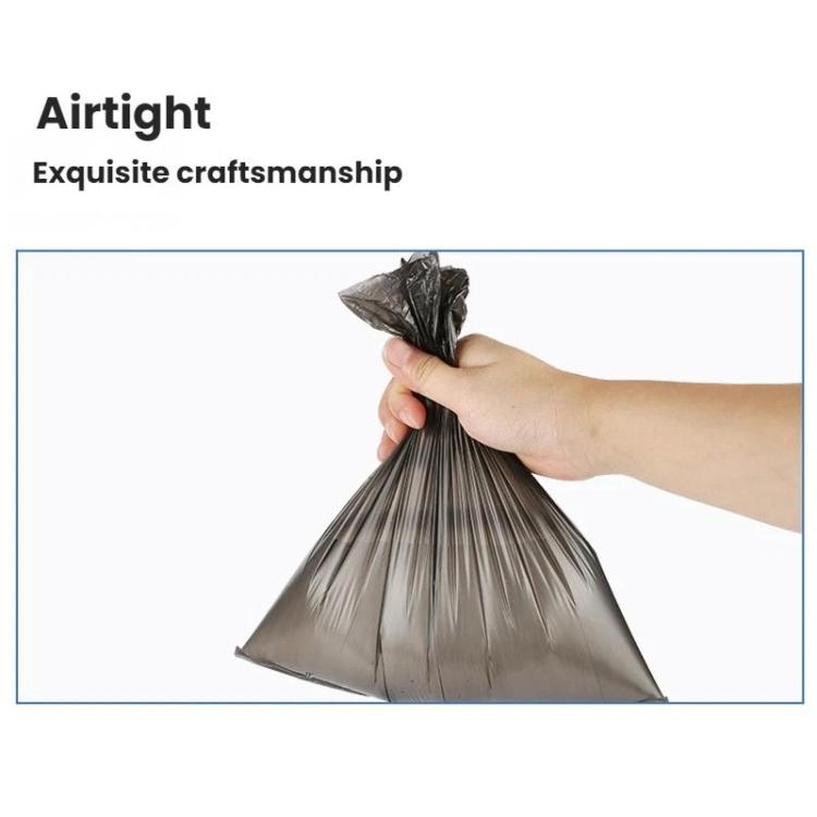 15bags /Roll Outdoor Portable Cleaning Pet Trash Bags, Size: 22x30cm - Black