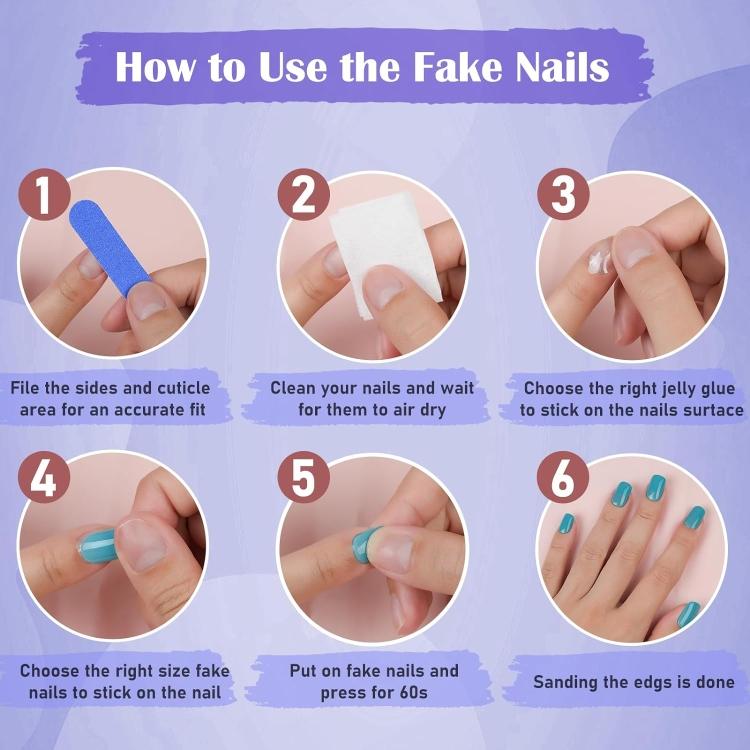 30pcs /Pack Jelly Pink Cat Eye Press on Nails Short Almond Glossy Magnetic Fake Nails, Translucent Ombre Glitter Glue on Nails for Women - W1988