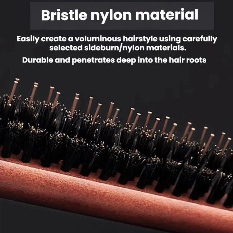 Boar Bristle Curling Comb For Voluminous Updos - 1pc