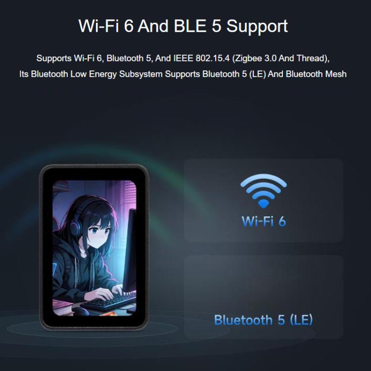 Waveshare ESP32-C6 1.64 Inch AMOLED Touch Display Development Board, 280 X 456 Resolution, Supports Wi-Fi 6 And BLE 5, Spec: Not Welded
