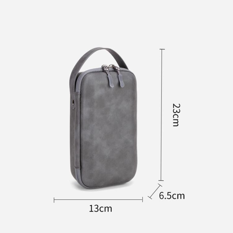 For DJI Osmo Pocket 4 Hard Carrying Case Waterproof Protective Travel Bag Shockproof Portable Handbag - Gray