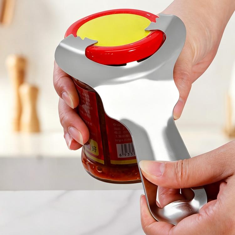 LsCook Multifunctional Mason Jar Lid Opener Stainless Steel Bottle Opener - OPP Bagged